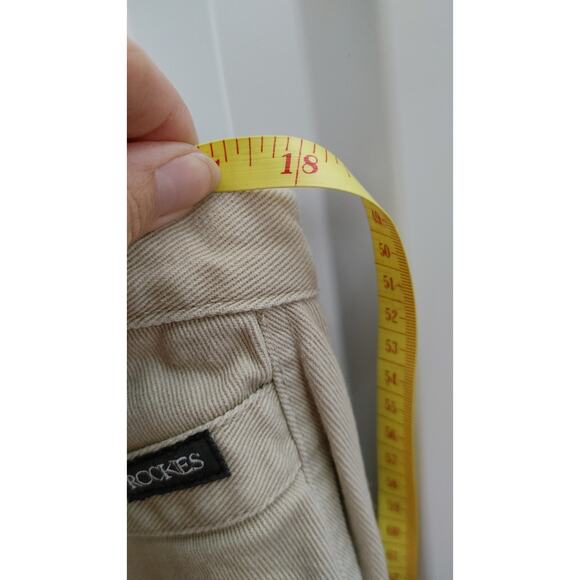 Vintage Rocky Mountain Jeans Rockies Tan Sz 19/20 90's Western Rodeo - Picture 5 of 6